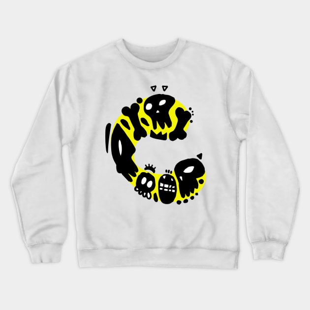 Letter C Crewneck Sweatshirt by Gunes Ozcan